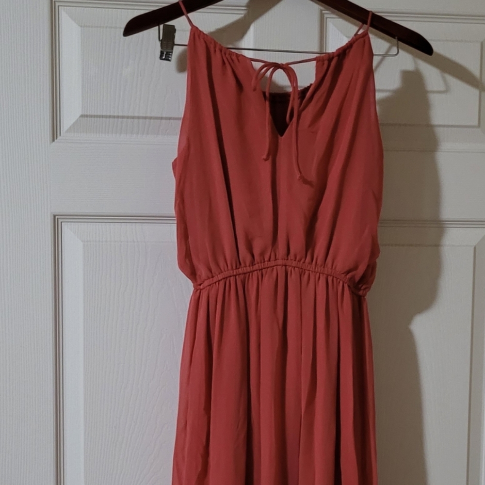 Burnt Orange Maxi Dress